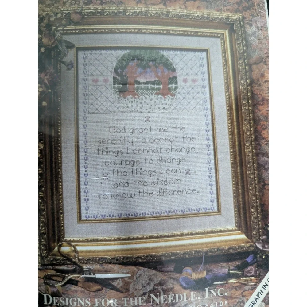 Vintage‎ Needlepoint tapestry stitching kit MY PRAYER Heirloom Treasure Thompson